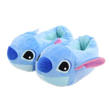 Chaussons peluche Stitch