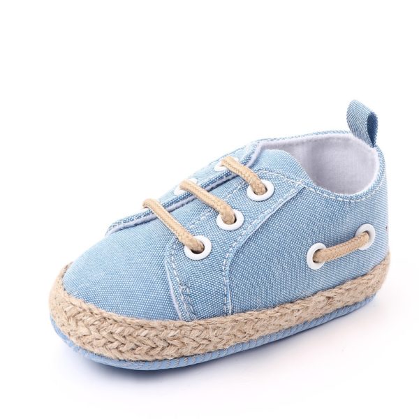 Chaussons sneakers en toile 23362 ags9l4