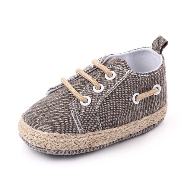 Chaussons sneakers en toile 23362 pivgl1