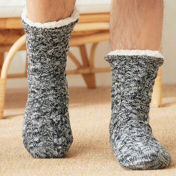 Chaussons en tricot et en laine pour garçon