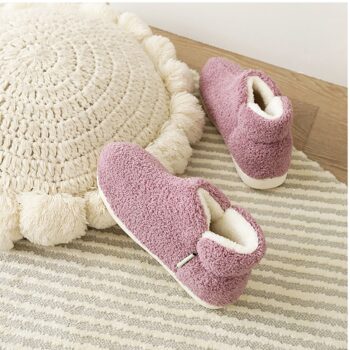 Chaussons bottes duveteux