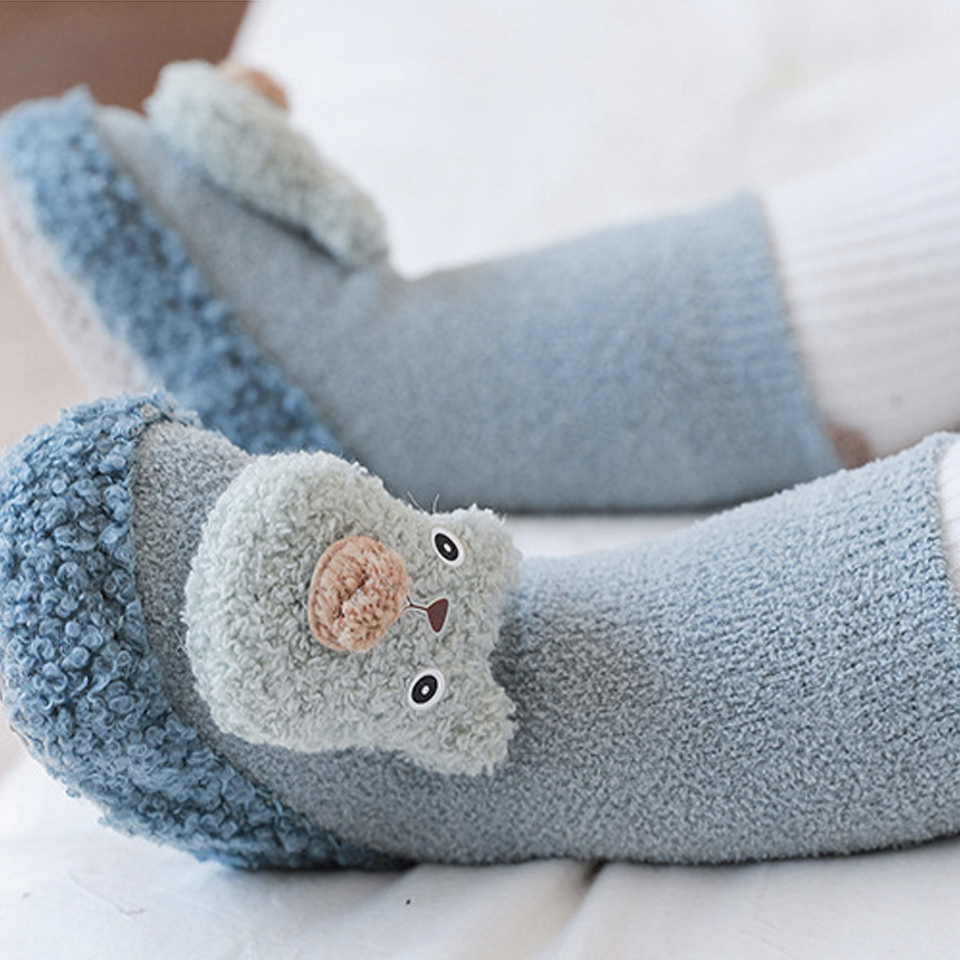 Chaussons chaussettes animaux montantes antidérapantes pour bébé garçon •  Chaussons Univers