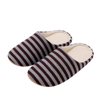 Chausson style japonais en coton rayé