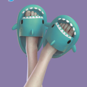 Tongs requin à semelles souples