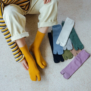 Chaussettes avec pouce séparé