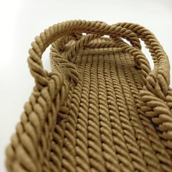 Sandales d'été en paille pour femmes, corde, maille, croisées. 37651 qsjbaj