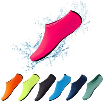 Chaussons d'eau légères unisexes antidérapantes