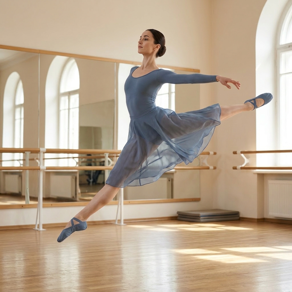 Chaussons de ballet en toile pour Femme et Enfant – Image 5