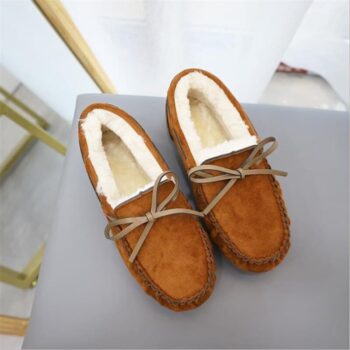 Mocassins épais en coton pour hommes