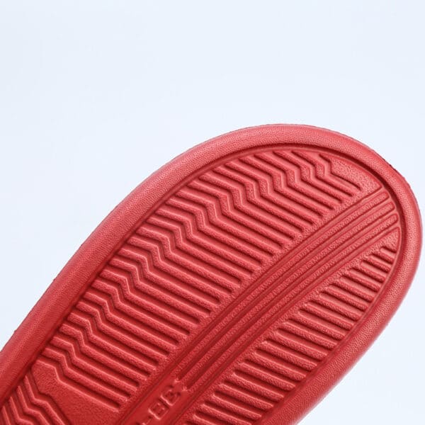Sandales plates de bain rouge 54535 a9dgtf