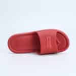 Sandales plates de bain rouge