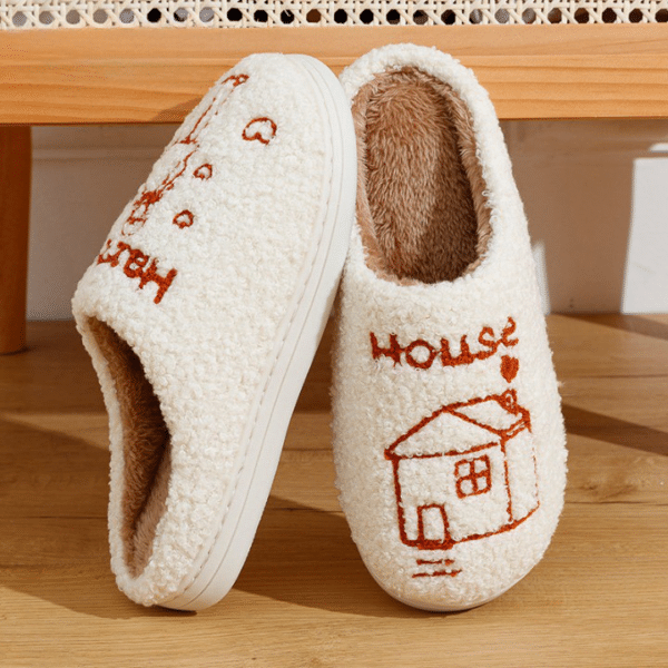 Chaussons tricots Harry's house, blanc, pour femmes IMG 1 CHAUSSON