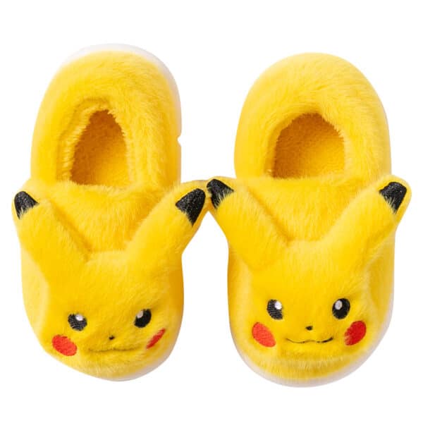 Chaussons Pokemon doux et chaud Pikachu pour enfant 57823 aidmnk