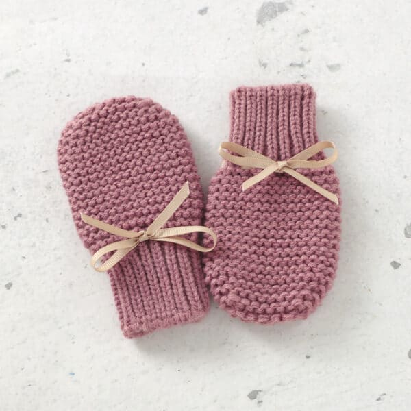 Ensemble de chaussons et gants tricotés pour bébés filles et garçons 58198