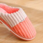 Chausson Antidérapant Rose et Doux en Coton