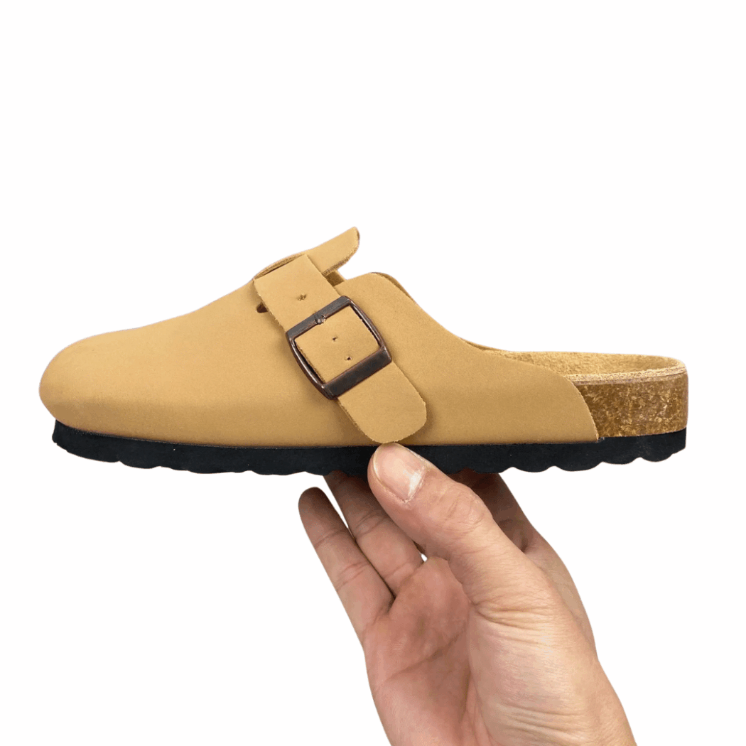 chausson automne sabot en cuir