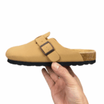 chausson automne sabot en cuir