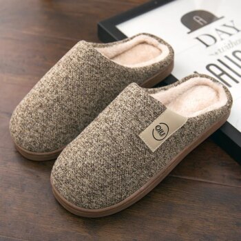 Chaussons en fourrure et coton pour garçon