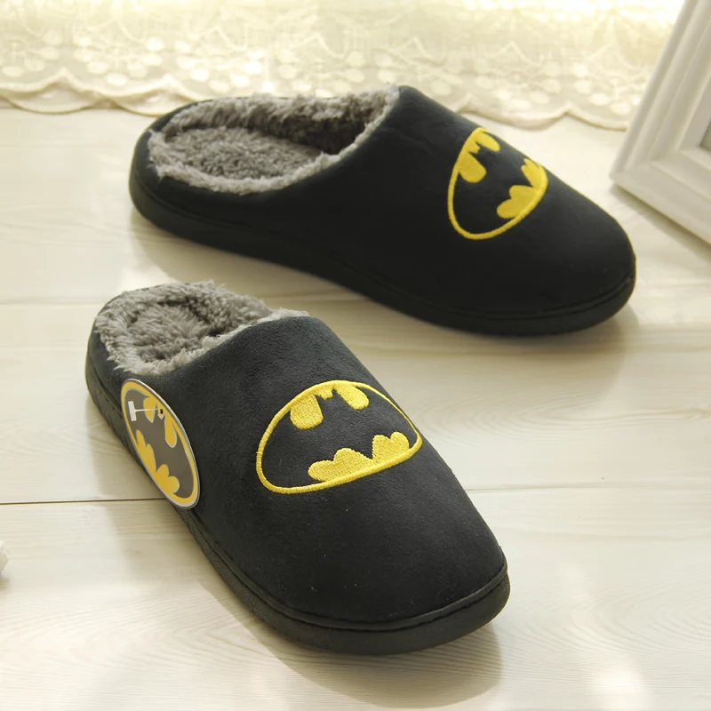 13752-10b1d3.jpg Chaussons d'hiver en fourrure Batman pour homme 13752 10b1d3