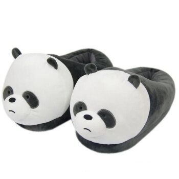 Chaussons têtes de pandas