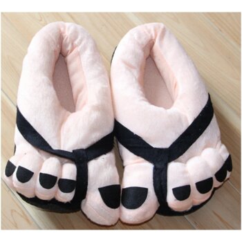 Chaussons gros pied dans une tong unisexe adultes