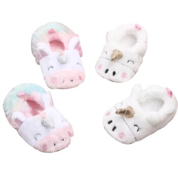Chaussons licorne pour bébé