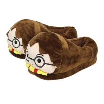 Chaussons tête d'Harry Potter